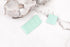 Mint Green Hook and Eye Bra Closure 2 x 3 for 2 pairs